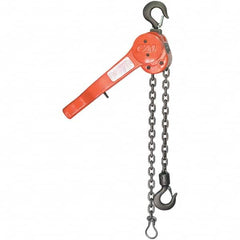 CM - 1,500 Lb Capacity, 20' Lift Height, Chain Manual Lever Hoist - Exact Tooling