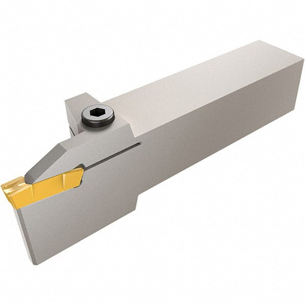 Iscar - GHD, External, Right Hand, 1" Max Depth of Cut, 0.26 to 0.327" Groove Width, Indexable Grooving Tool Holder - GDM.. 808, GI.. 8.. Insert Compatibility, 1-1/2" Shank Height, 1-1/2" Shank Width, 7" OAL - Exact Tooling