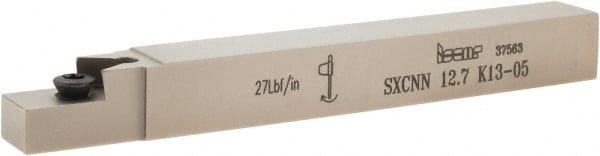 Iscar - XNUW 1305, SXCN External Neutral Indexable Profiling Toolholder - 1/2" Shank Height x 1/2" Shank Width, 4-1/2" Long - Exact Tooling