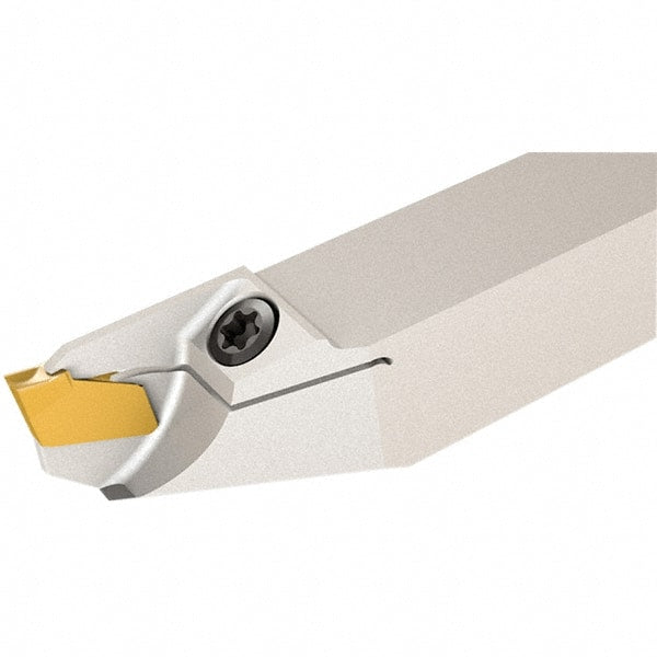 Iscar - External Thread, 0.4724" Max Depth of Cut, 1.2mm Min Groove Width, 140mm OAL, Right Hand Indexable Grooving Cutoff Toolholder - 12mm Shank Height x 12mm Shank Width, GF.. Insert Style, SGF Toolholder Style, Series Self-Grip - Exact Tooling