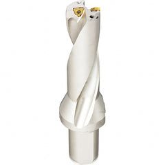 Iscar - 4.41" Max Drill Depth, 3xD, 1-15/32" Diam, Indexable Insert Drill - 1-1/2" Shank Diam, Whistle Notch Shank - Exact Tooling