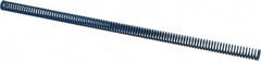 Associated Spring Raymond - 1/2" Hole Diam, 9/32" Rod Diam, 12" Free Length, Blue Die Spring - 42 Lb Max Deflection, 6" Max Deflection, Medium Duty, Chromium Alloy Steel - Exact Tooling