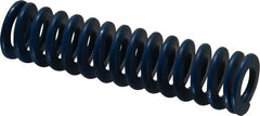 Associated Spring Raymond - 3/4" Hole Diam, 3/8" Rod Diam, 3" Free Length, Blue Die Spring - 144 Lb Max Deflection, 1.5" Max Deflection, Medium Duty, Chromium Alloy Steel - Exact Tooling