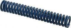 Associated Spring Raymond - 3/4" Hole Diam, 3/8" Rod Diam, 4-1/2" Free Length, Blue Die Spring - 144 Lb Max Deflection, 2.25" Max Deflection, Medium Duty, Chromium Alloy Steel - Exact Tooling