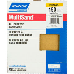 11″ × 9″ Multisand Paper Sheet 150 Grit Fine Aluminum Oxide - Exact Tooling