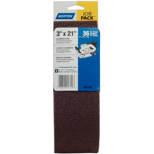 3″ × 21″ Metalite R215 Portable Belt 36 Grit Aluminum Oxide - Exact Tooling