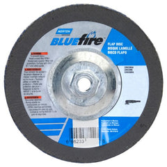 7″ × 1/4″ × 5/8″ 20X High Performance Flap Disc Type 29 40 Grit - Exact Tooling
