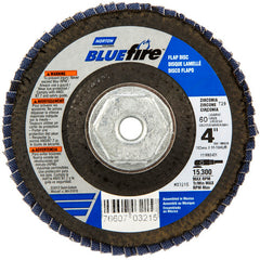 4″ × 1/4″ × 5/8″ 20X High Performance Flap Disc Type 29 60 Grit - Exact Tooling