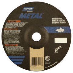 7″ × 1/4″ × 7/8″ Gemini Non-Woven Depressed Center Wheel Type 27 24 Grit Aluminum Oxide - Exact Tooling