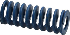 Associated Spring Raymond - 1" Hole Diam, 1/2" Rod Diam, 2-1/2" Free Length, Blue Die Spring - 250 Lb Max Deflection, 1.25" Max Deflection, Medium Duty, Chromium Alloy Steel - Exact Tooling