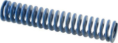 Associated Spring Raymond - 1" Hole Diam, 1/2" Rod Diam, 5" Free Length, Blue Die Spring - 240 Lb Max Deflection, 2.5" Max Deflection, Medium Duty, Chromium Alloy Steel - Exact Tooling