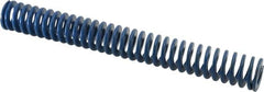 Associated Spring Raymond - 1" Hole Diam, 1/2" Rod Diam, 8" Free Length, Blue Die Spring - 240 Lb Max Deflection, 4" Max Deflection, Medium Duty, Chromium Alloy Steel - Exact Tooling