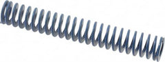 Associated Spring Raymond - 1-1/4" Hole Diam, 5/8" Rod Diam, 8" Free Length, Blue Die Spring - 352 Lb Max Deflection, 4" Max Deflection, Medium Duty, Chromium Alloy Steel - Exact Tooling
