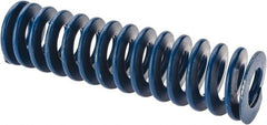 Associated Spring Raymond - 1-1/2" Hole Diam, 3/4" Rod Diam, 5-1/2" Free Length, Blue Die Spring - 508.8 Lb Max Deflection, 2.75" Max Deflection, Medium Duty, Chromium Alloy Steel - Exact Tooling