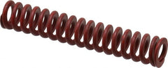 Associated Spring Raymond - 3/8" Hole Diam, 3/16" Rod Diam, 2" Free Length, Red Die Spring - 37 Lb Max Deflection, 0.74" Max Deflection, Medium Heavy Duty, Chromium Alloy Steel - Exact Tooling
