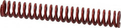 Associated Spring Raymond - 3/8" Hole Diam, 3/16" Rod Diam, 2-1/2" Free Length, Red Die Spring - 38.9 Lb Max Deflection, 0.93" Max Deflection, Medium Heavy Duty, Chromium Alloy Steel - Exact Tooling