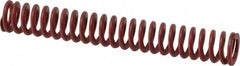 Associated Spring Raymond - 1/2" Hole Diam, 9/32" Rod Diam, 3-1/2" Free Length, Red Die Spring - 51.8 Lb Max Deflection, 1.3" Max Deflection, Medium Heavy Duty, Chromium Alloy Steel - Exact Tooling