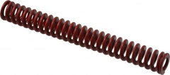 Associated Spring Raymond - 3/4" Hole Diam, 3/8" Rod Diam, 6" Free Length, Red Die Spring - 166.5 Lb Max Deflection, 2.22" Max Deflection, Medium Heavy Duty, Chromium Alloy Steel - Exact Tooling