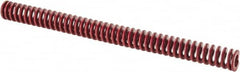 Associated Spring Raymond - 1" Hole Diam, 1/2" Rod Diam, 12" Free Length, Red Die Spring - 275.3 Lb Max Deflection, 4.44" Max Deflection, Medium Heavy Duty, Chromium Alloy Steel - Exact Tooling
