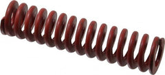 Associated Spring Raymond - 1-1/4" Hole Diam, 5/8" Rod Diam, 5" Free Length, Red Die Spring - 536.5 Lb Max Deflection, 1.85" Max Deflection, Medium Heavy Duty, Chromium Alloy Steel - Exact Tooling