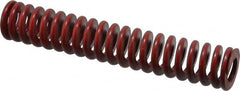 Associated Spring Raymond - 1-1/4" Hole Diam, 5/8" Rod Diam, 7" Free Length, Red Die Spring - 518 Lb Max Deflection, 2.59" Max Deflection, Medium Heavy Duty, Chromium Alloy Steel - Exact Tooling