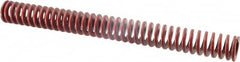 Associated Spring Raymond - 1-1/4" Hole Diam, 5/8" Rod Diam, 12" Free Length, Red Die Spring - 550.6 Lb Max Deflection, 4.44" Max Deflection, Medium Heavy Duty, Chromium Alloy Steel - Exact Tooling