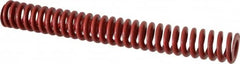 Associated Spring Raymond - 1-1/2" Hole Diam, 3/4" Rod Diam, 12" Free Length, Red Die Spring - 639.4 Lb Max Deflection, 4.44" Max Deflection, Medium Heavy Duty, Chromium Alloy Steel - Exact Tooling