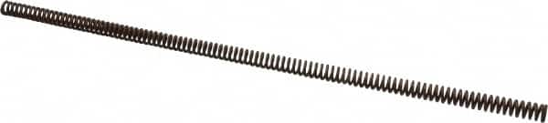 Associated Spring Raymond - 3/8" Hole Diam, 3/16" Rod Diam, 12" Free Length, Gold Die Spring - 43.2 Lb Max Deflection, 3.6" Max Deflection, Heavy Duty, Chromium Alloy Steel - Exact Tooling