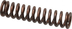 Associated Spring Raymond - 1/2" Hole Diam, 9/32" Rod Diam, 2" Free Length, Gold Die Spring - 66 Lb Max Deflection, 0.6" Max Deflection, Heavy Duty, Chromium Alloy Steel - Exact Tooling