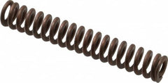 Associated Spring Raymond - 1/2" Hole Diam, 9/32" Rod Diam, 3" Free Length, Gold Die Spring - 66.6 Lb Max Deflection, 0.9" Max Deflection, Heavy Duty, Chromium Alloy Steel - Exact Tooling
