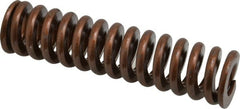 Associated Spring Raymond - 1" Hole Diam, 1/2" Rod Diam, 4" Free Length, Gold Die Spring - 480 Lb Max Deflection, 1.2" Max Deflection, Heavy Duty, Chromium Alloy Steel - Exact Tooling