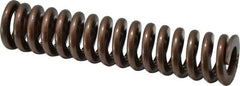 Associated Spring Raymond - 1" Hole Diam, 1/2" Rod Diam, 4-1/2" Free Length, Gold Die Spring - 475.2 Lb Max Deflection, 1.35" Max Deflection, Heavy Duty, Chromium Alloy Steel - Exact Tooling