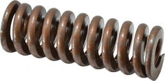 Associated Spring Raymond - 1-1/4" Hole Diam, 5/8" Rod Diam, 3-1/2" Free Length, Gold Die Spring - 789.6 Lb Max Deflection, 1.05" Max Deflection, Heavy Duty, Chromium Alloy Steel - Exact Tooling