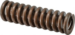 Associated Spring Raymond - 1-1/4" Hole Diam, 5/8" Rod Diam, 4" Free Length, Gold Die Spring - 796.8 Lb Max Deflection, 1.2" Max Deflection, Heavy Duty, Chromium Alloy Steel - Exact Tooling