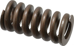 Associated Spring Raymond - 1-1/2" Hole Diam, 3/4" Rod Diam, 3" Free Length, Gold Die Spring - 1170 Lb Max Deflection, 0.9" Max Deflection, Heavy Duty, Chromium Alloy Steel - Exact Tooling