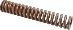 Associated Spring Raymond - 1-1/2" Hole Diam, 3/4" Rod Diam, 8" Free Length, Gold Die Spring - 1036.8 Lb Max Deflection, 2.4" Max Deflection, Heavy Duty, Chromium Alloy Steel - Exact Tooling