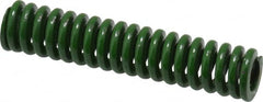 Associated Spring Raymond - 3/8" Hole Diam, 3/16" Rod Diam, 1-3/4" Free Length, Green Die Spring - 50.3 Lb Max Deflection, 0.44" Max Deflection, Extra Heavy Duty, Chromium Alloy Steel - Exact Tooling