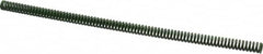 Associated Spring Raymond - 1/2" Hole Diam, 9/32" Rod Diam, 12" Free Length, Green Die Spring - 75 Lb Max Deflection, 3" Max Deflection, Extra Heavy Duty, Chromium Alloy Steel - Exact Tooling