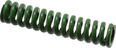 Associated Spring Raymond - 3/4" Hole Diam, 3/8" Rod Diam, 3-1/2" Free Length, Green Die Spring - 301.9 Lb Max Deflection, 0.88" Max Deflection, Extra Heavy Duty, Chromium Alloy Steel - Exact Tooling