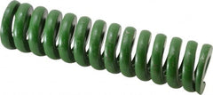 Associated Spring Raymond - 1-1/2" Hole Diam, 3/4" Rod Diam, 6" Free Length, Green Die Spring - 1656 Lb Max Deflection, 1.5" Max Deflection, Extra Heavy Duty, Chromium Alloy Steel - Exact Tooling