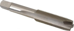 Hertel - M12x1.50 Metric Fine, D3, 3 Flutes, Plug Chamfer, Bright Finish, High Speed Steel Spiral Point STI Tap - 3-19/32" OAL - Exact Tooling