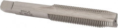 Hertel - M10x1.25 Metric Fine, D2, 3 Flutes, Plug Chamfer, Bright Finish, High Speed Steel Spiral Point STI Tap - 3-3/8" OAL - Exact Tooling