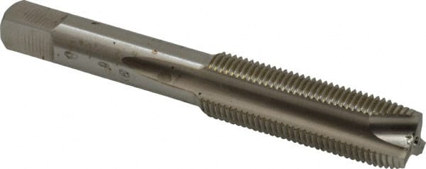 Hertel - M12x1.25 Metric Fine, D3, 3 Flutes, Plug Chamfer, Bright Finish, High Speed Steel Spiral Point STI Tap - 3-19/32" OAL - Exact Tooling