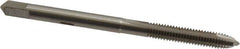 Hertel - #4-40 UNC, H1, 2 Flutes, Plug Chamfer, Bright Finish, High Speed Steel Spiral Point STI Tap - 2" OAL, 11/16" Thread Length - Exact Tooling