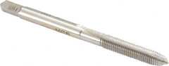Hertel - #6-40 UNF, H2, 2 Flutes, Plug Chamfer, Bright Finish, High Speed Steel Spiral Point STI Tap - 2-3/8" OAL, 7/8" Thread Length - Exact Tooling