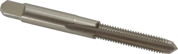 Hertel - #12-24 UNC, H2, 3 Flute, Plug Chamfer, Bright Finish, High Speed Steel Hand STI Tap - 2-23/32" OAL, 1-1/8" Thread Length - Exact Tooling
