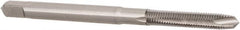 Hertel - M3x0.50 Metric Coarse, 2 Flute, Bright Finish, High Speed Steel Spiral Point Tap - Plug Chamfer, Right Hand Thread, 1-15/16" OAL, 5/8" Thread Length, 0.141" Shank Diam - Exact Tooling