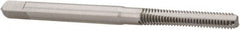 Hertel - M3x0.60 Metric Special 3 Flute Bright Finish High Speed Steel Straight Flute Standard Hand Tap - Bottoming, Right Hand Thread, 1-15/16" OAL, 5/8" Thread Length, D2 Limit, Oversize - Exact Tooling