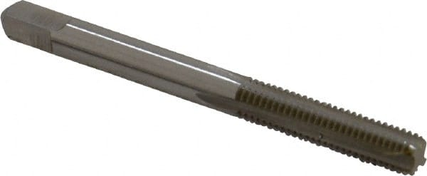 Hertel - M5.5x0.90 Metric Coarse 4 Flute Bright Finish High Speed Steel Straight Flute Standard Hand Tap - Bottoming, Right Hand Thread, 2-3/8" OAL, 7/8" Thread Length, D3 Limit, Oversize - Exact Tooling