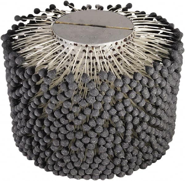 Brush Research Mfg. - 11-1/2" to 12" Bore Diam, 120 Grit, Silicon Carbide Flexible Hone - Coarse, 34" OAL - Exact Tooling